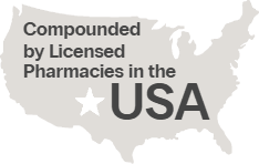 Compounded by licensed pharmacies in the USA